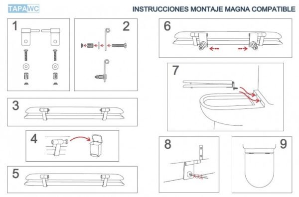 Asiento inodoro CHEVERNY tapawc compatible Selles