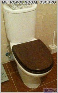 Asiento inodoro METROPOL tapawc compatible Gala