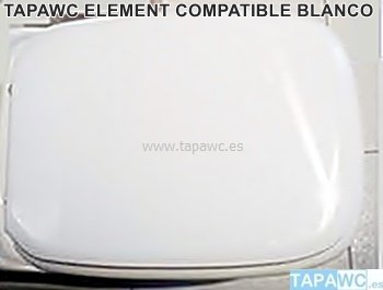 Asiento inodoro ELEMENT tapawc compatible Roca AMORTIGUADO