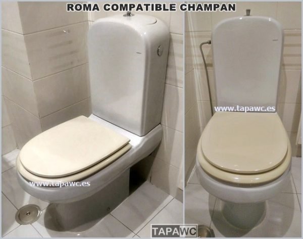 Asiento inodoro ROMA Fijo Tapawc Compatible Porsan Sangra