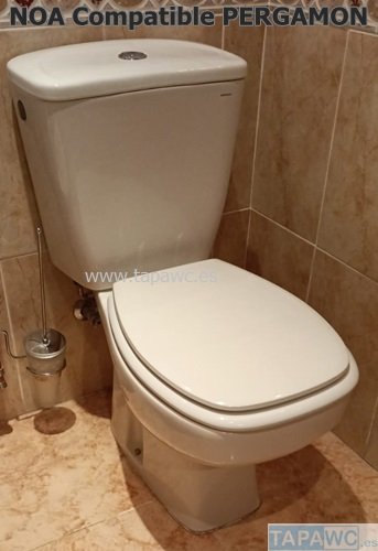 Asiento inodoro NOA Fijo Tapawc Compatible Porsan