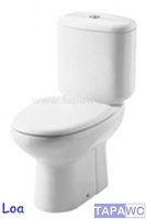 Asiento inodoro LOA tapawc compatible Gala AMORTIGUADO