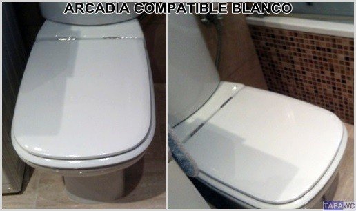 Asiento inodoro ARCADIA tapawc compatible Bellavista Teka