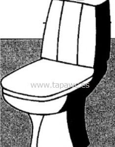 Asiento inodoro CORUM compatible SELLES tapawc