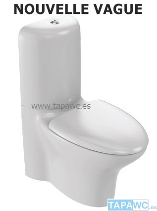 Asiento inodoro NOUVELLE VAGUE AMORTIGUADO original tapawc Jacob Delafon