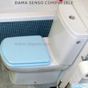 Asiento inodoro DAMA SENSO tapawc compatible Roca AMORTIGUADO