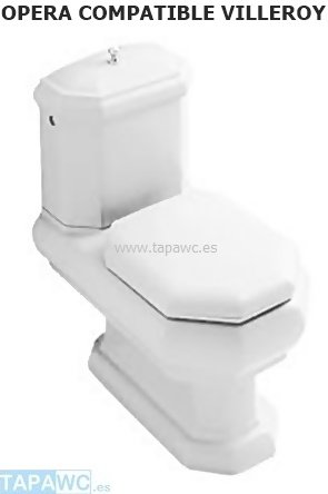 Asiento inodoro OPERA tapawc compatible Villeroy