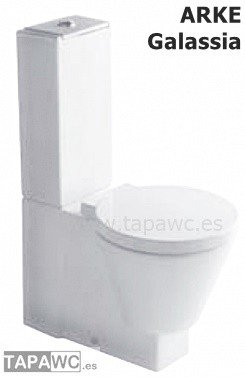 Asiento inodoro ARKE tapawc compatible AMORTIGUADO GALASSIA