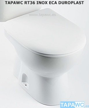 Tapa Wc ECA RECTO DUROPLAST RT36 Tapawc Regulable Standard