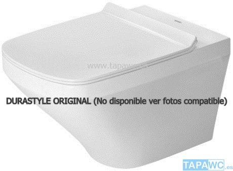 Asiento inodoro DURASTYLE tapawc compatible Duravit AMORTIGUADO