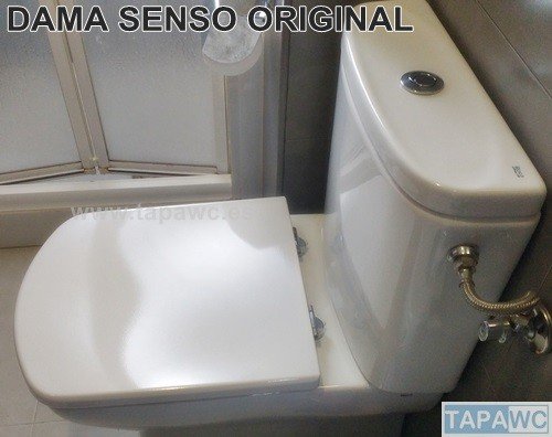 Asiento inodoro DAMA SENSO original tapawc Roca