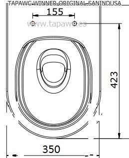 Asiento WINNER original tapawc Unisan Sanindusa
