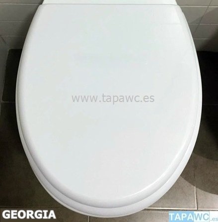 Asiento inodoro GEORGIA tapawc compatible Roca AMORTIGUADO