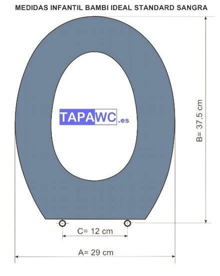 Asiento inodoro Infantil BAMBI SANGRA Ideal Standard tapawc