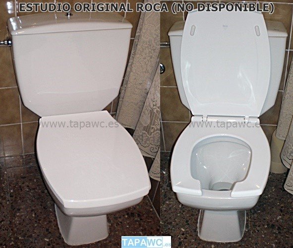 Asiento inodoro ESTUDIO tapawc compatible Roca