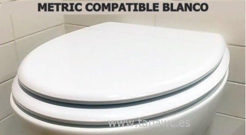 Asiento inodoro METRIC tapawc compatible Noken Porcelanosa