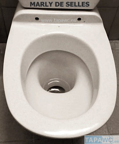 Asiento inodoro MARLY compatible SELLES tapawc