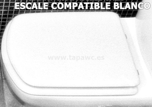 Asiento inodoro ESCALE compatible tapawc Jacob Delafon