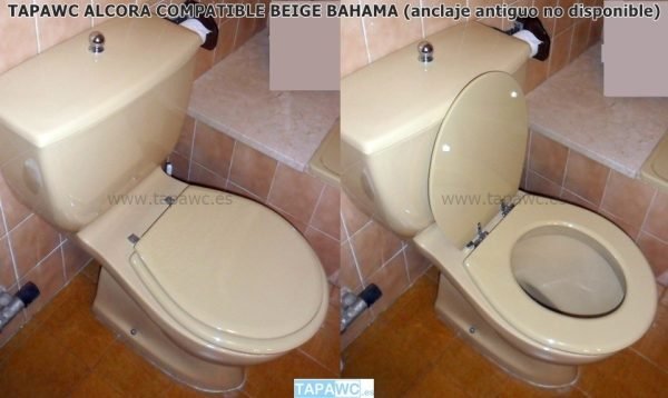Asiento inodoro ALCORA tapawc compatible Sangra AMORTIGUADO