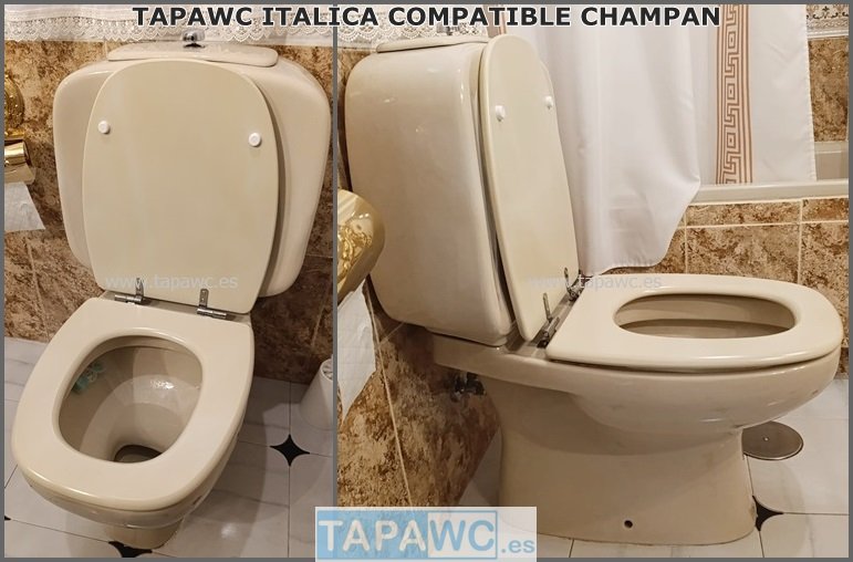 Asiento inodoro ITALICA tapawc compatible Bellavista - Imagen 2