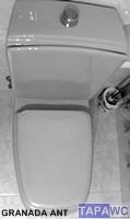 Asiento inodoro GRANADA ANT tapawc compatible Sangra AMORTIGUADO