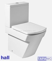 Asiento inodoro HALL d.o.20 tapawc compatible fijo Roca
