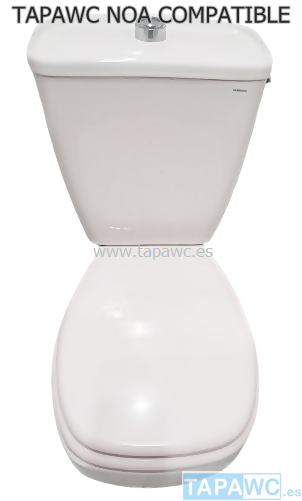 Asiento inodoro NOA Fijo Tapawc Compatible Porsan AMORTIGUADO