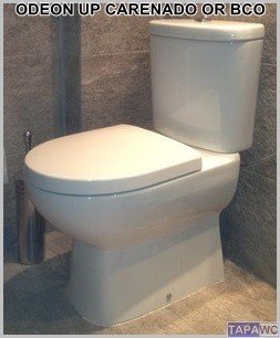 Asiento inodoro ODEON UP 15.50 PANACHE amortiguado Blanco original tapawc Jacob Delafon