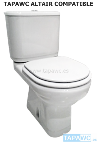 Asiento inodoro ALTAIR  tapawc compatible Jacob Delafon