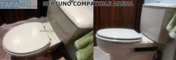 Asiento inodoro NEPTUNO tapawc compatible Jacob Delafon