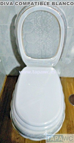 Asiento inodoro DIVA 23 tapawc amortiguado compatible Globo