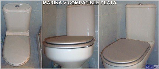 Asiento inodoro MARINA V tapawc compatible Gala