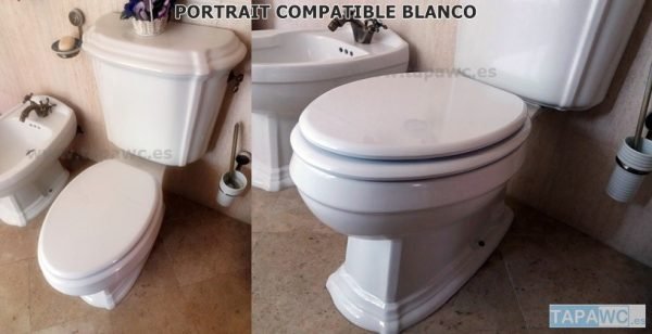 Asiento inodoro PORTRAIT tapawc compatible Jacob Delafon