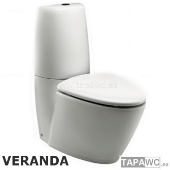 Tapa Wc VERANDA Original  Amortiguado Tapawc Roca
