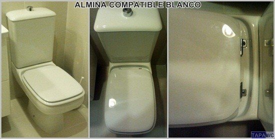 Asiento inodoro ALMINA tapawc compatible Bellavista Teka