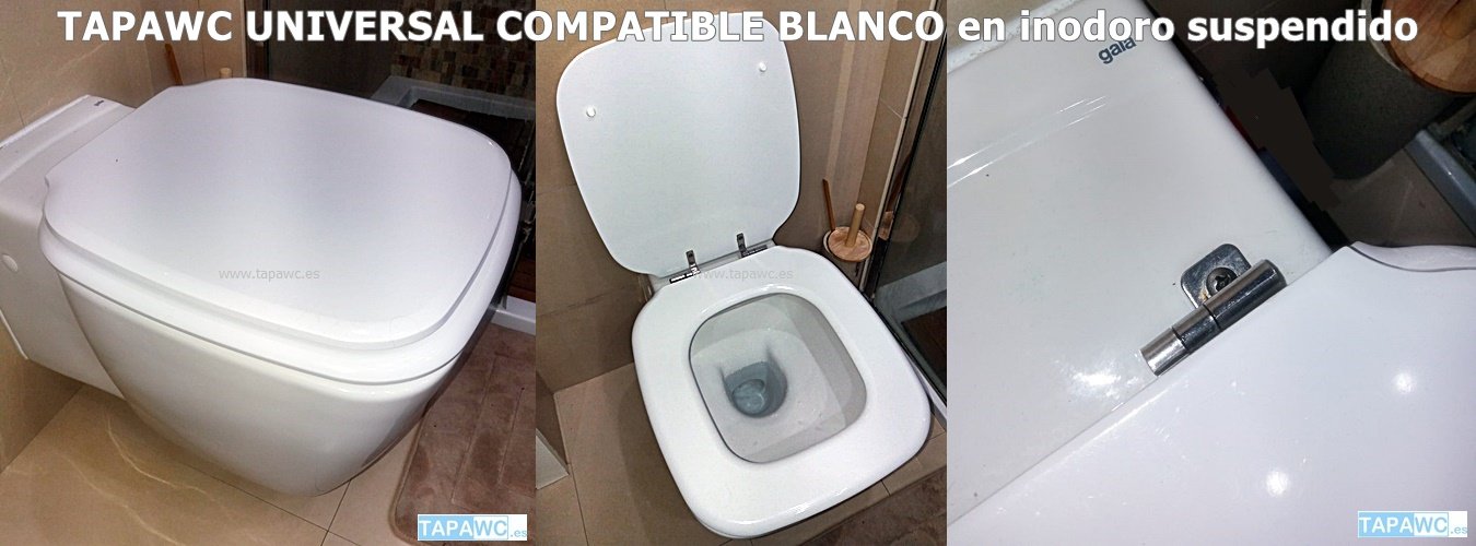 Asiento inodoro UNIVERSAL tapawc compatible Gala - Imagen 2
