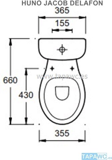 Asiento inodoro HUNO MIDEO BRIVE ATILA original tapawc Jacob Delafon