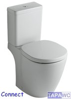 Asiento inodoro CONNECT tapawc compatible Ideal Standard