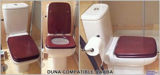 Asiento inodoro DUNA tapawc compatible Bellavista