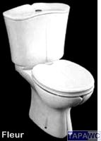 Asiento inodoro FLEUR tapawc compatible Jacob Delafon