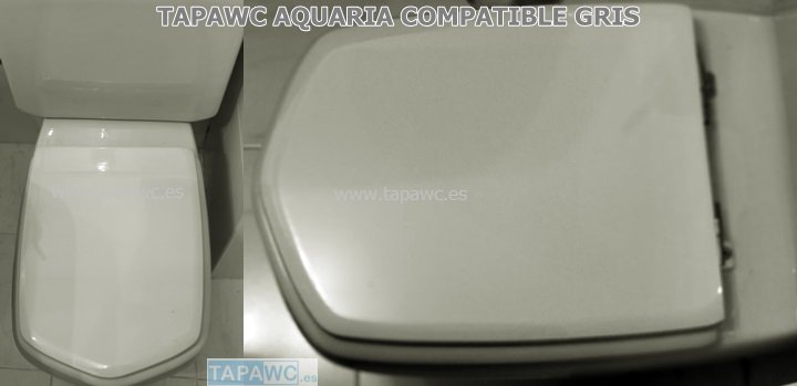 Asiento inodoro AQUARIA tapawc compatible Roca - Imagen 5