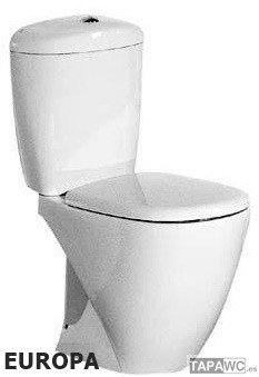 Asiento inodoro EUROPA Tapawc Compatible Fijo Porsan/Sangra
