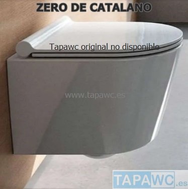 Asiento inodoro ZERO compatible AMORTIGUADO CATALANO tapawc