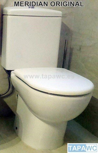 Asiento inodoro MERIDIAN original tapawc Roca