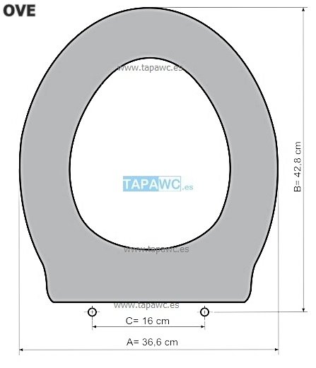 Asiento inodoro OVE tapawc compatible Jacob Delafon