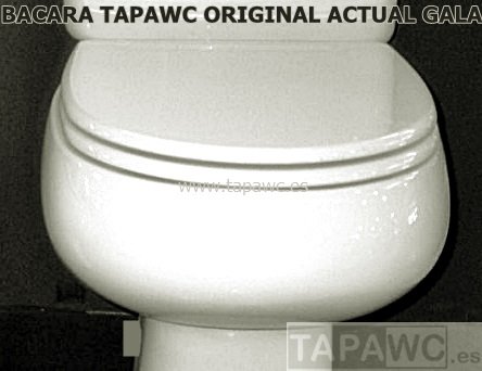 Asiento inodoro BACARA Blanco original DM tapawc Gala