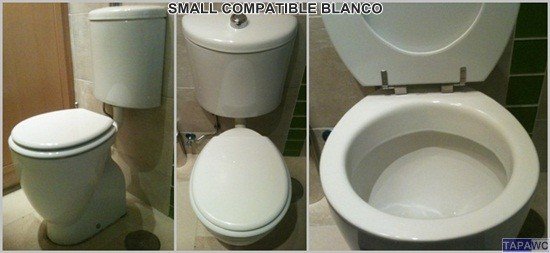 Asiento inodoro SMALL tapawc compatible Ideal Standard AMORTIGUADO