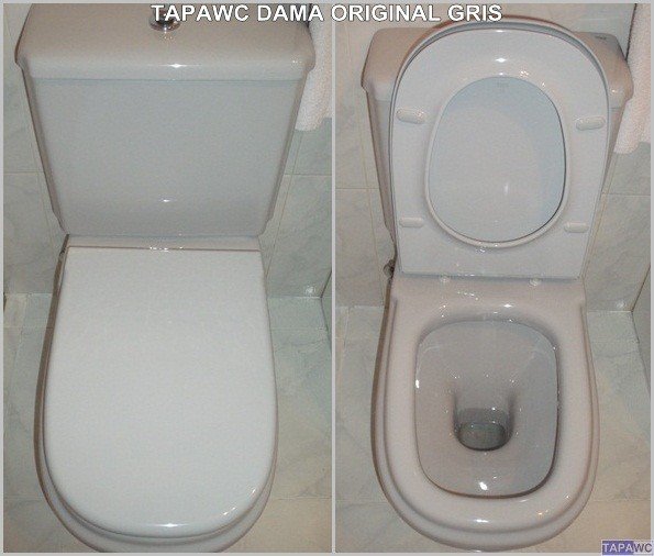 Tapa Wc DAMA RETRO Fijo Original Tapawc Roca
