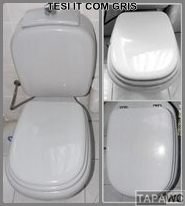 Asiento inodoro TESI tapawc compatible Ideal Standard