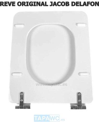 Asiento inodoro REVE amortiguado Blanco original tapawc Jacob Delafon